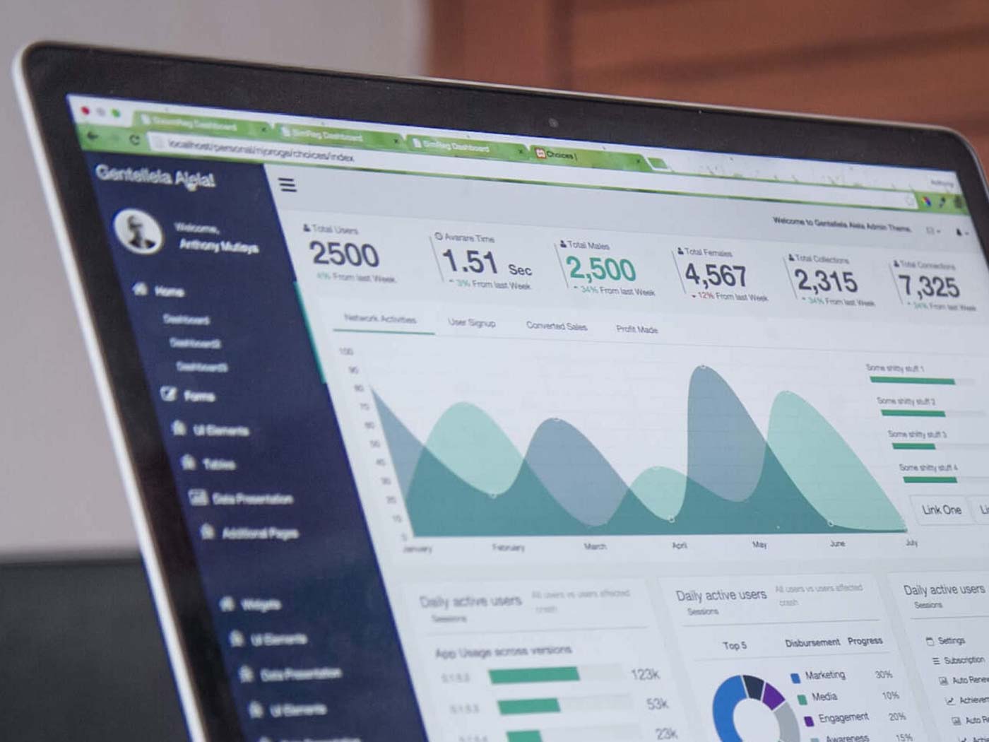 Statistics Screen